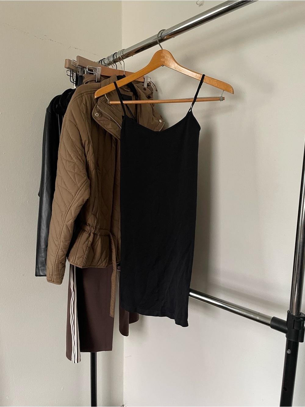 3/$15 Free People Black Slip Dress